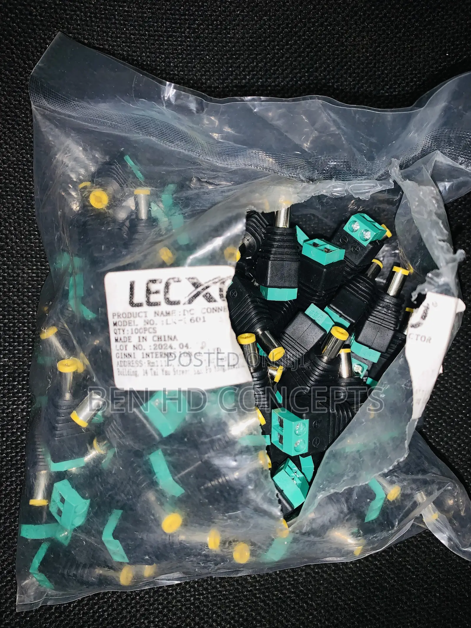 Dc Connector Pins for CCTV Cameras