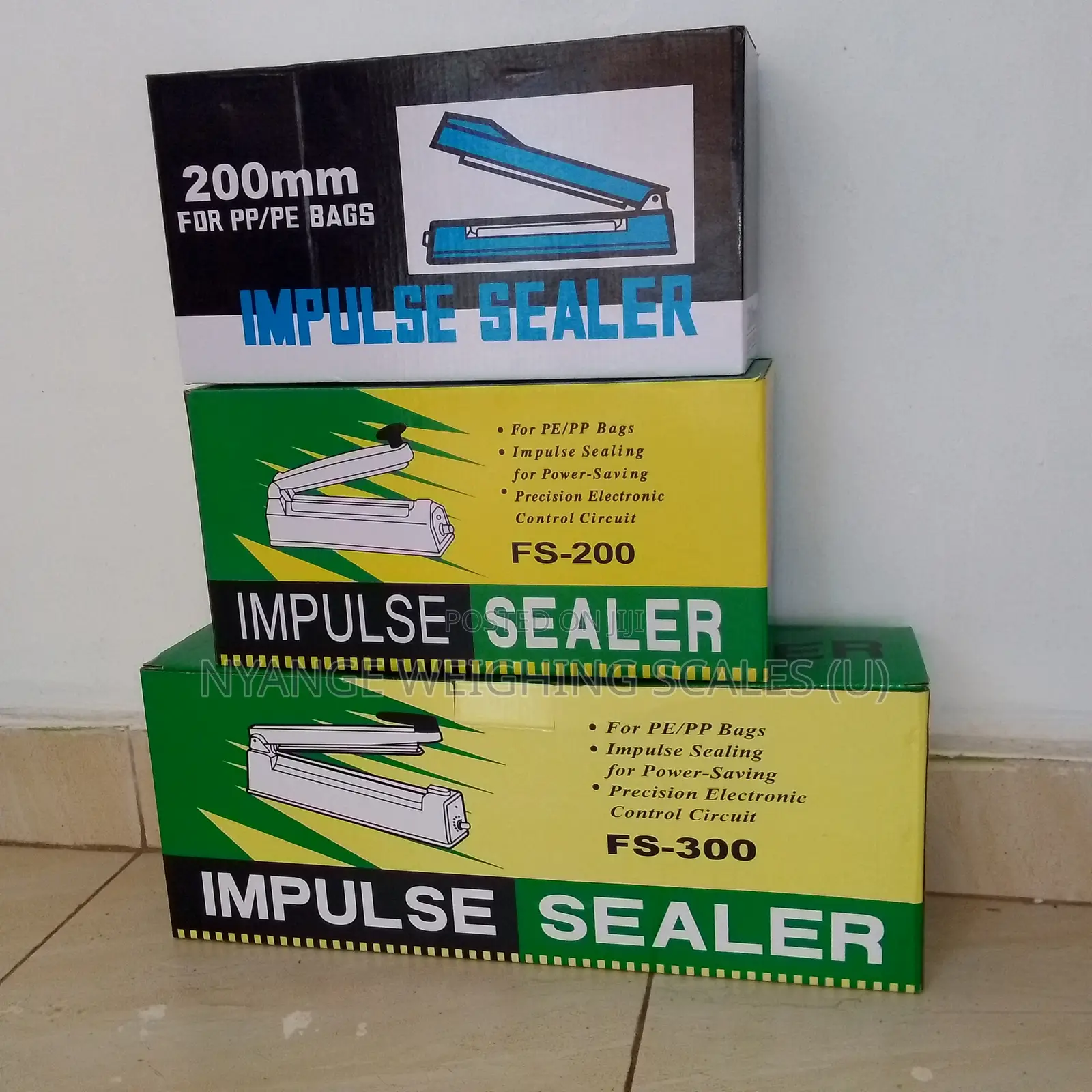 Sealing Impulse Sealer Electric Driven Convenient Sealing Machines
