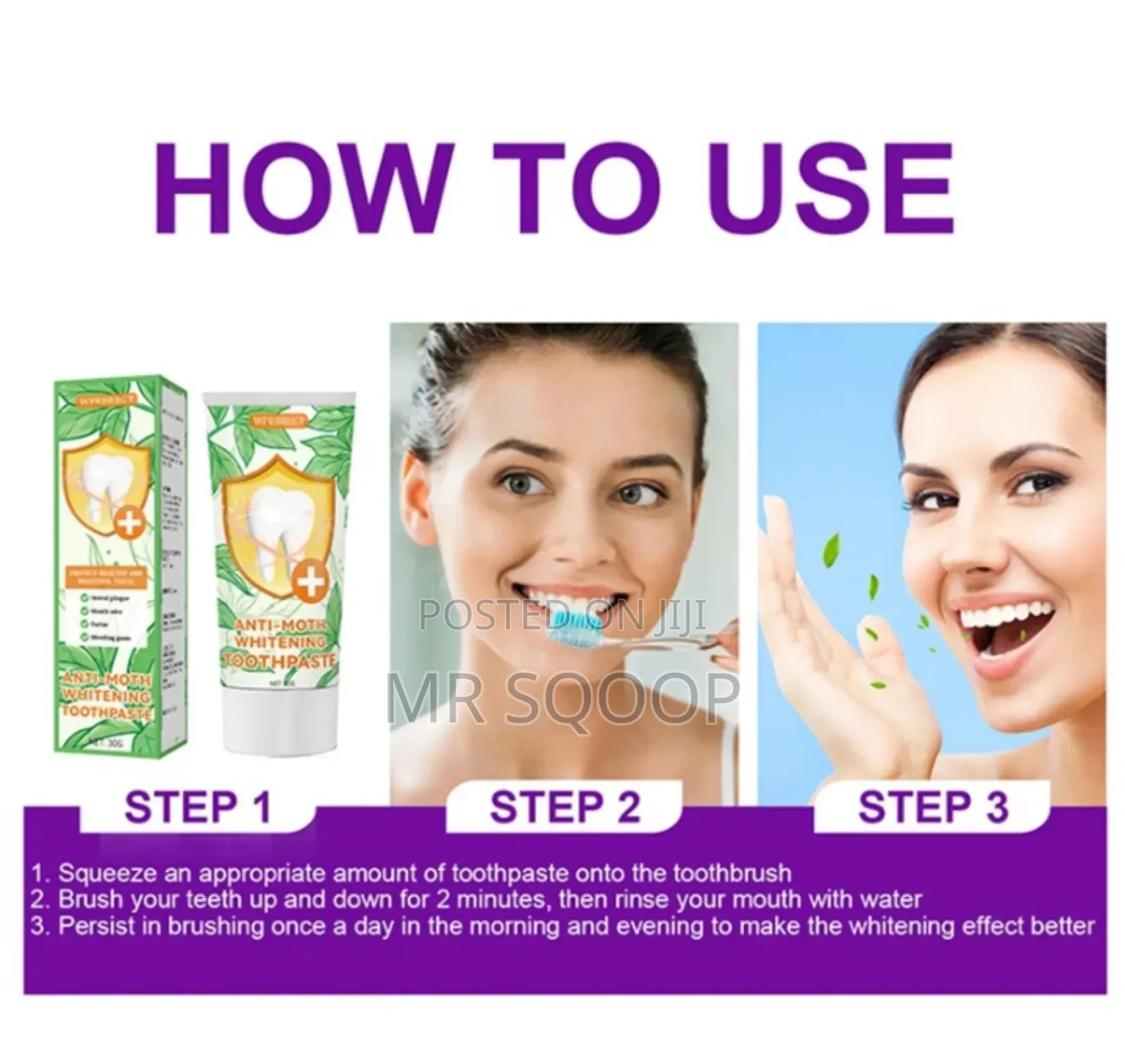 Herbal Toothpaste for Tooth Repair Whitening - 30g