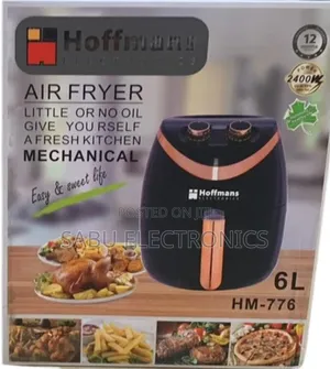 Electric Air Fryer - Hoffman's Air Fryer- 6l Airfryer