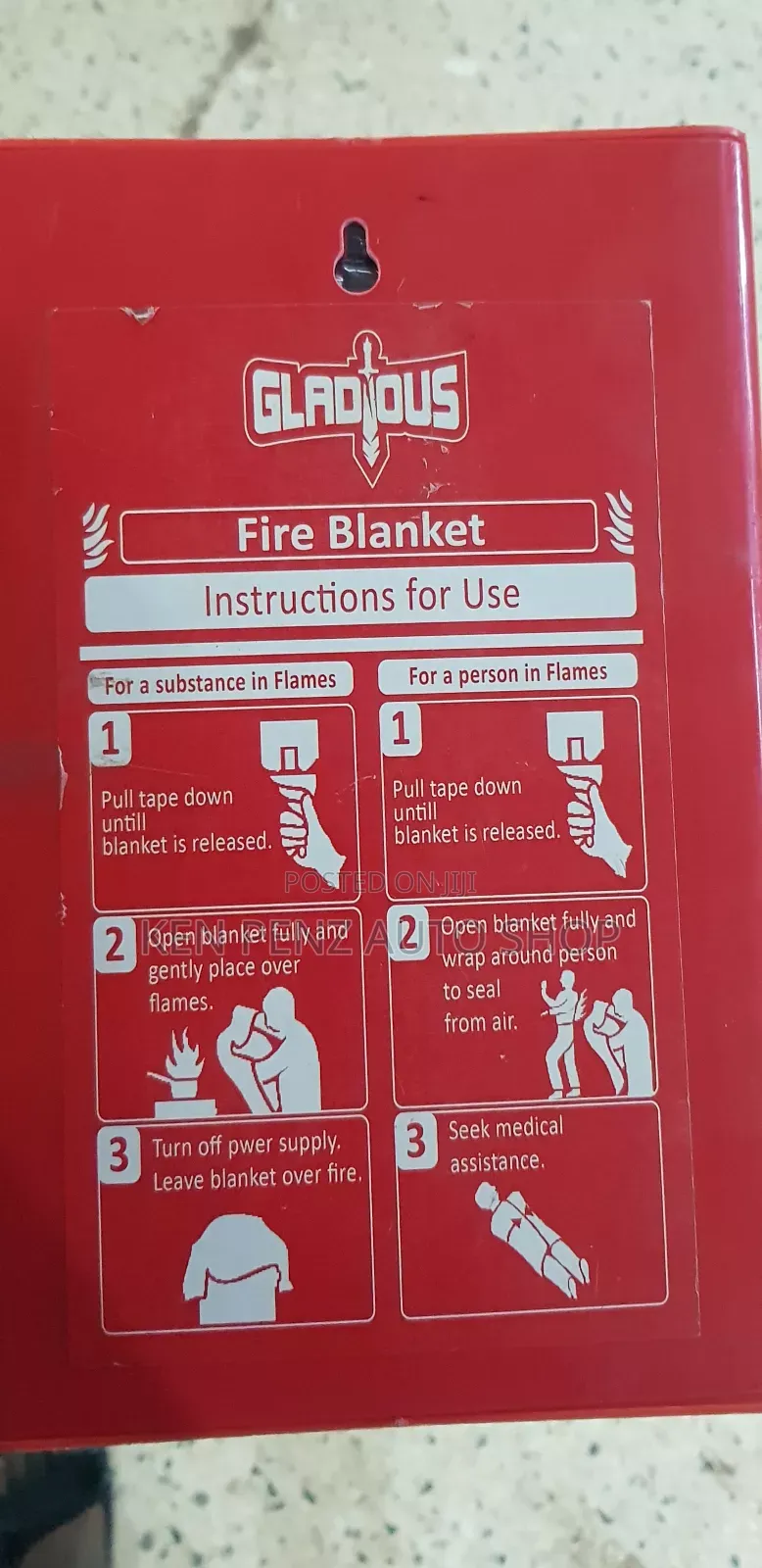 Fire Blacket in All Sizes for Cars and Kitchens