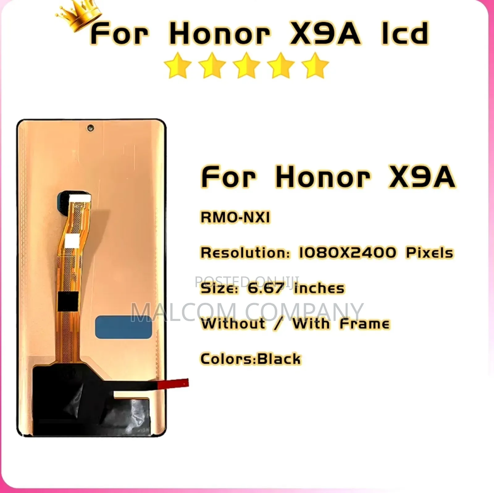 Screen for Honor X9a.
