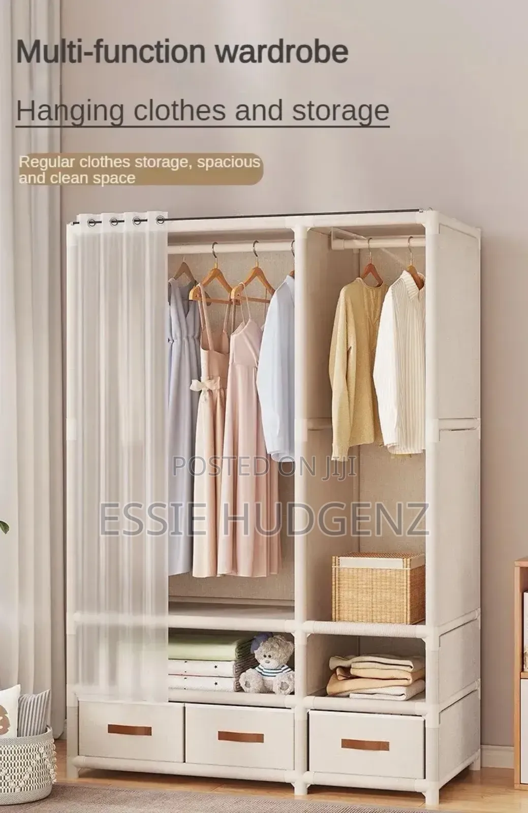 Wardrobe Closet With Storage Drawer Cabinets