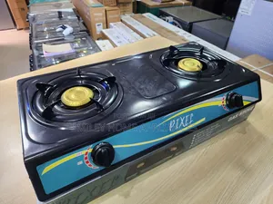 Pixels Gas Burner Black Color