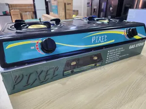 Pixels Gas Burner Black Color