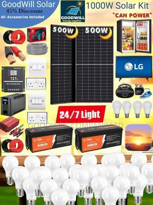 1000w Solar System Full Kit Charging Even in Rainy Weather