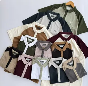 Armour Color Collar T-Shirt