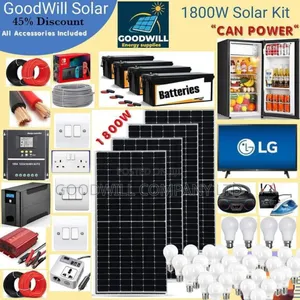 1800w Solar System Full Kit Charging Even in Rainy Weather