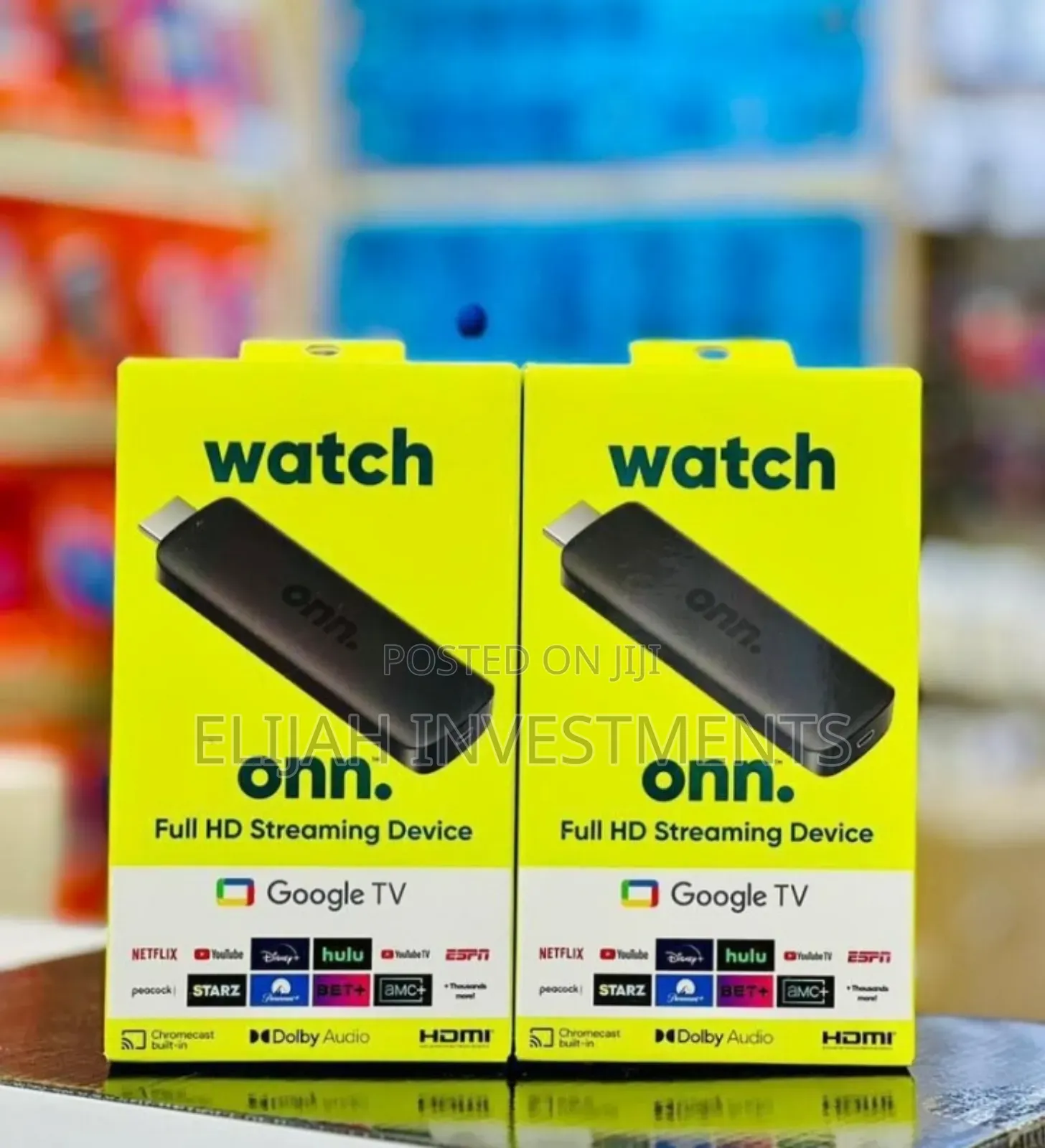 New ONN Google Android HD Streaming Device With Remote