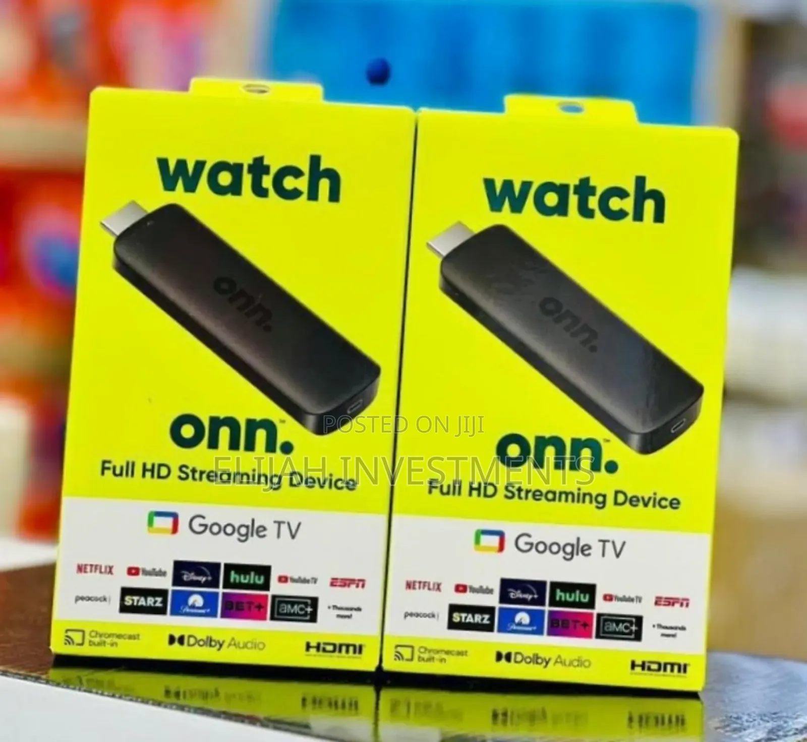 New ONN Google Android HD Streaming Device With Remote
