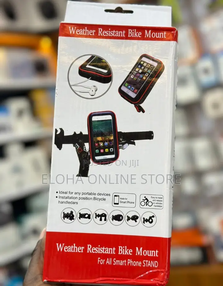 Weather Resistant Bike Mount Phone Holder