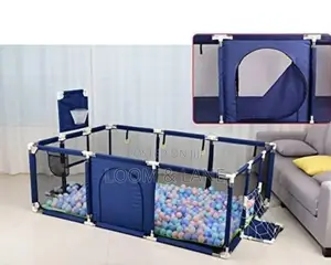 Baby Playpen With Basketball Hoop