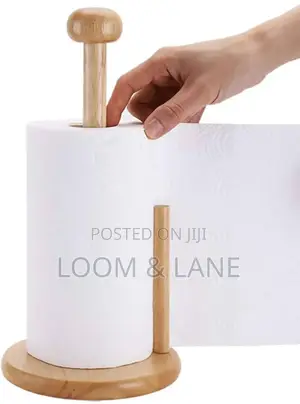 Bamboo Tissue Roll Holder