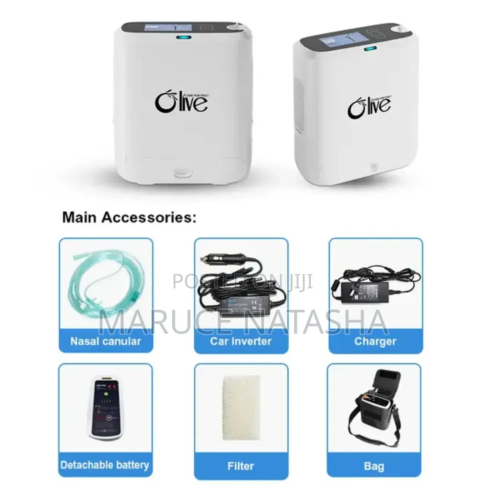 2l Portable Oxygen Concentrator With a Backup Battery