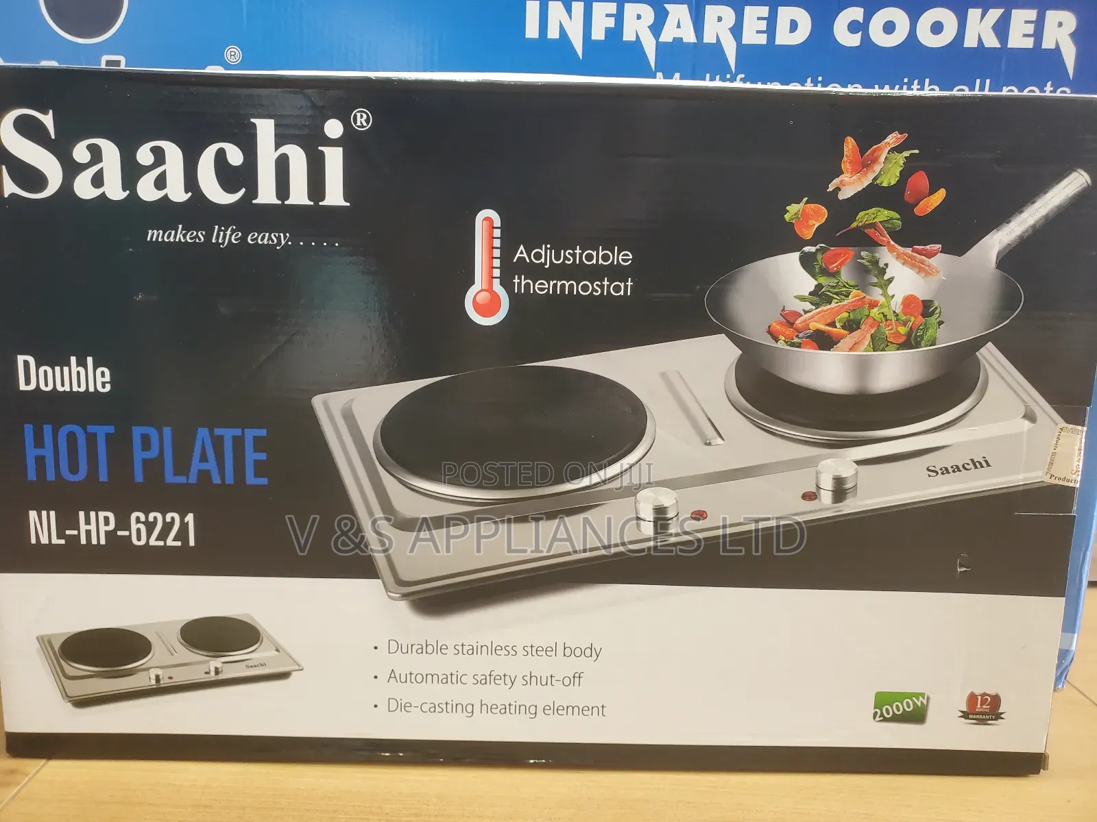 Saachi Double Hot Plate