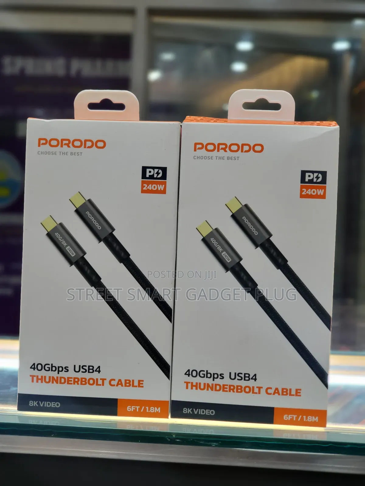 Porodo Thunderbolt Cable 240watts