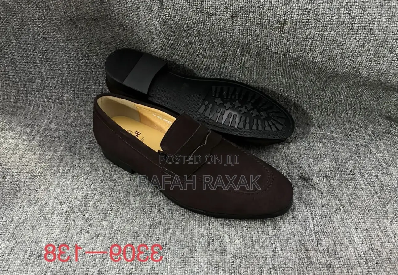 Original Coffee Brown Suede Berluti Loafers