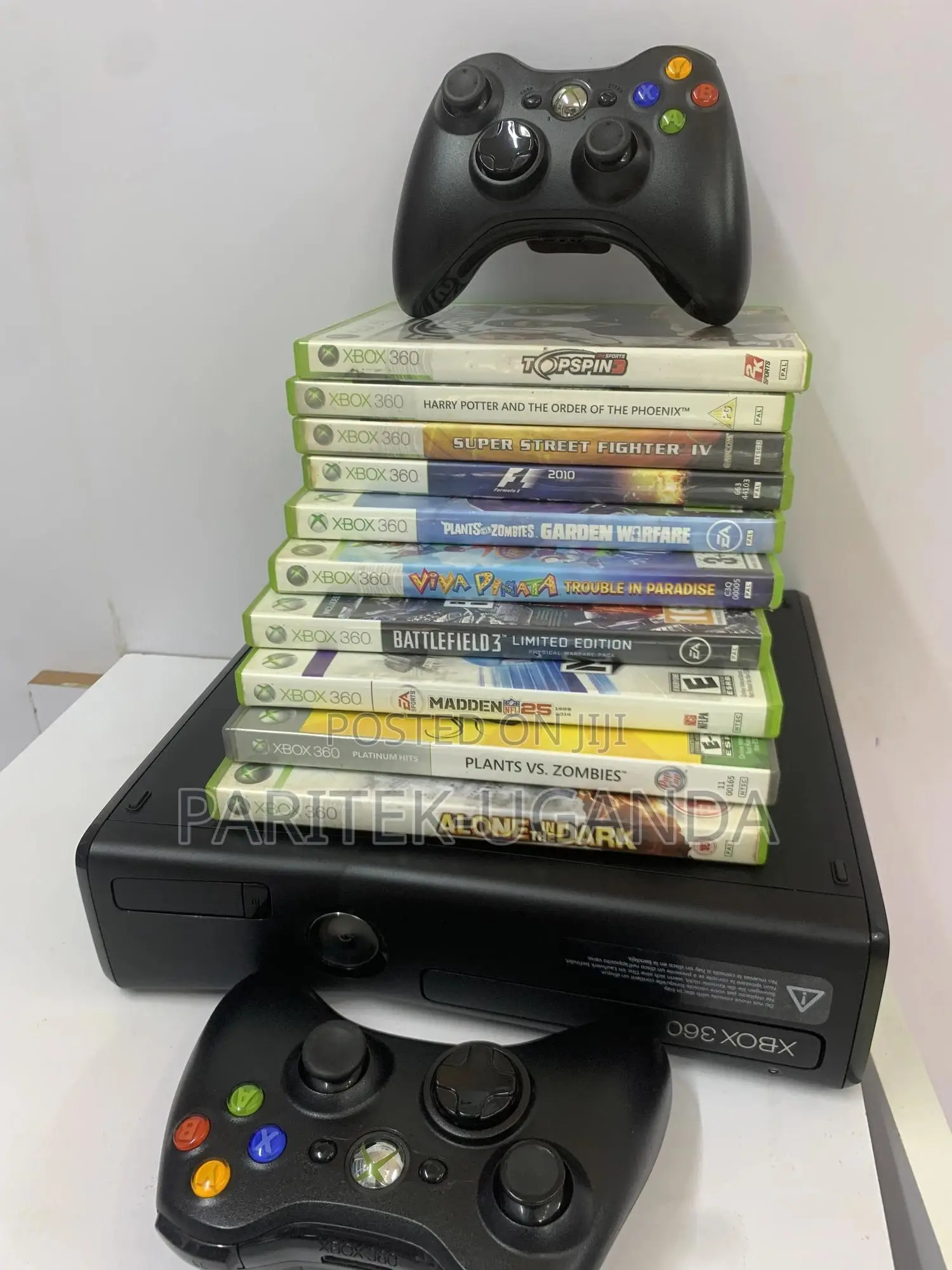 Xbox 360 With Games and Controllers