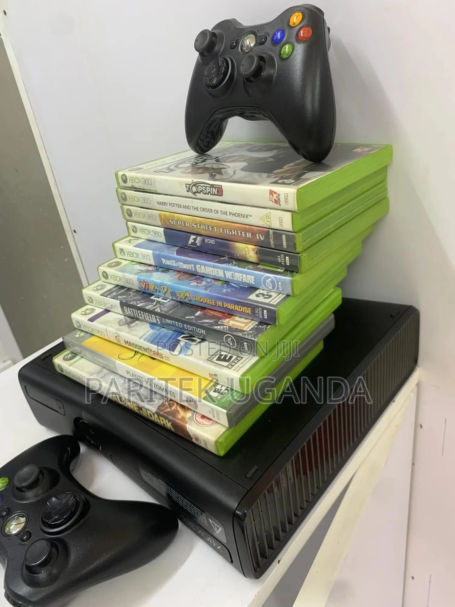 Xbox 360 With Games and Controllers