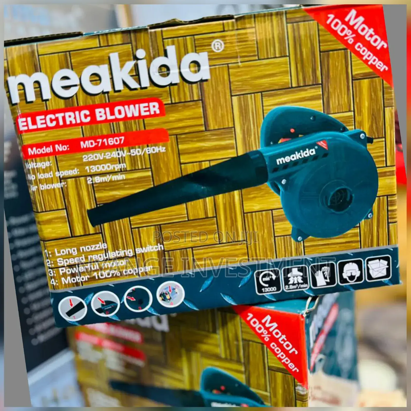 Meakida Blower. Electric Hand and Dust Air Blower