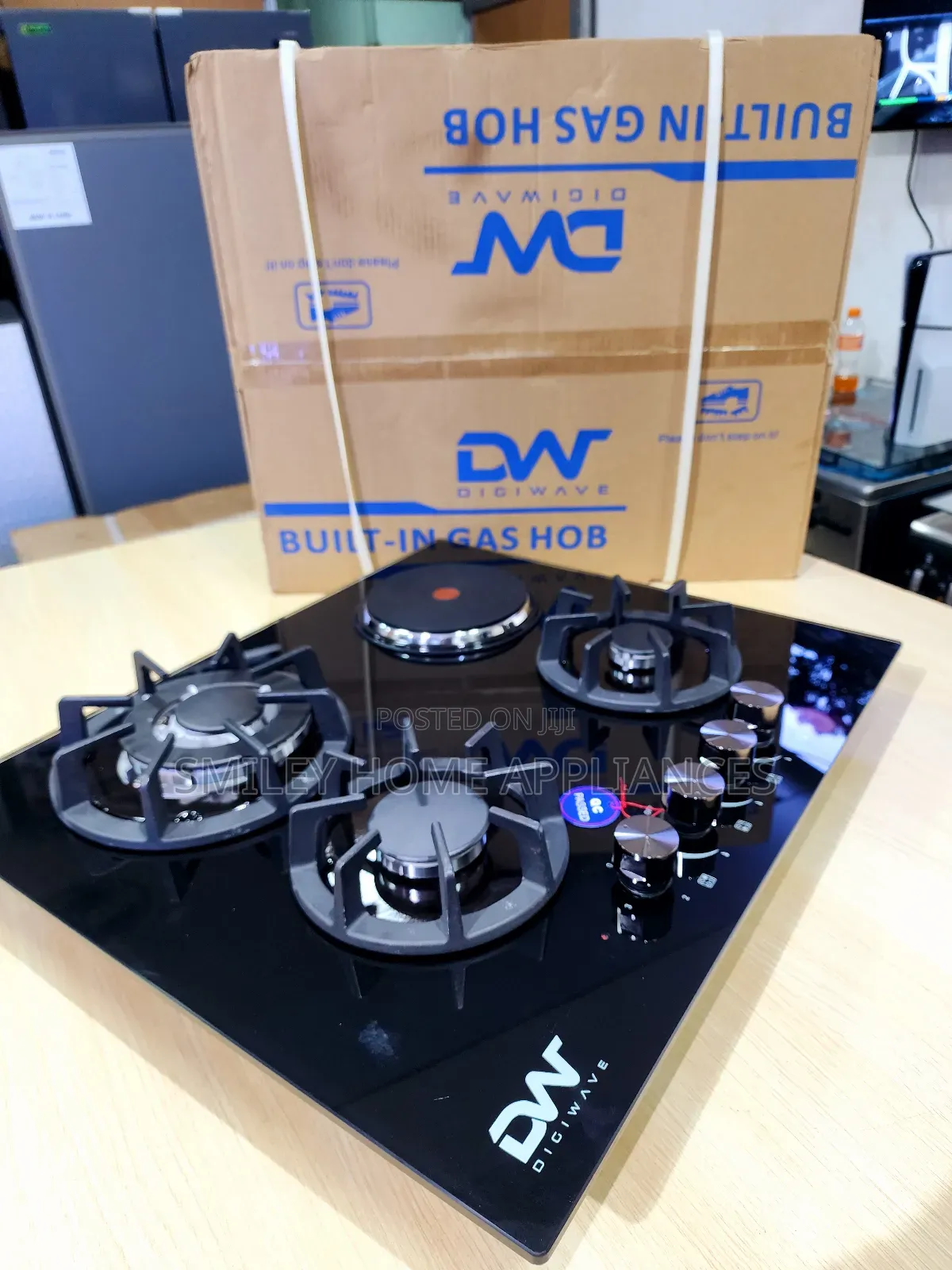 Newly Discounted Digi Wave Gas Hob Black Glass