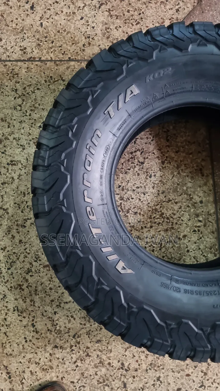 235/85r16 Bf Goodrich All Terrain Used Tire