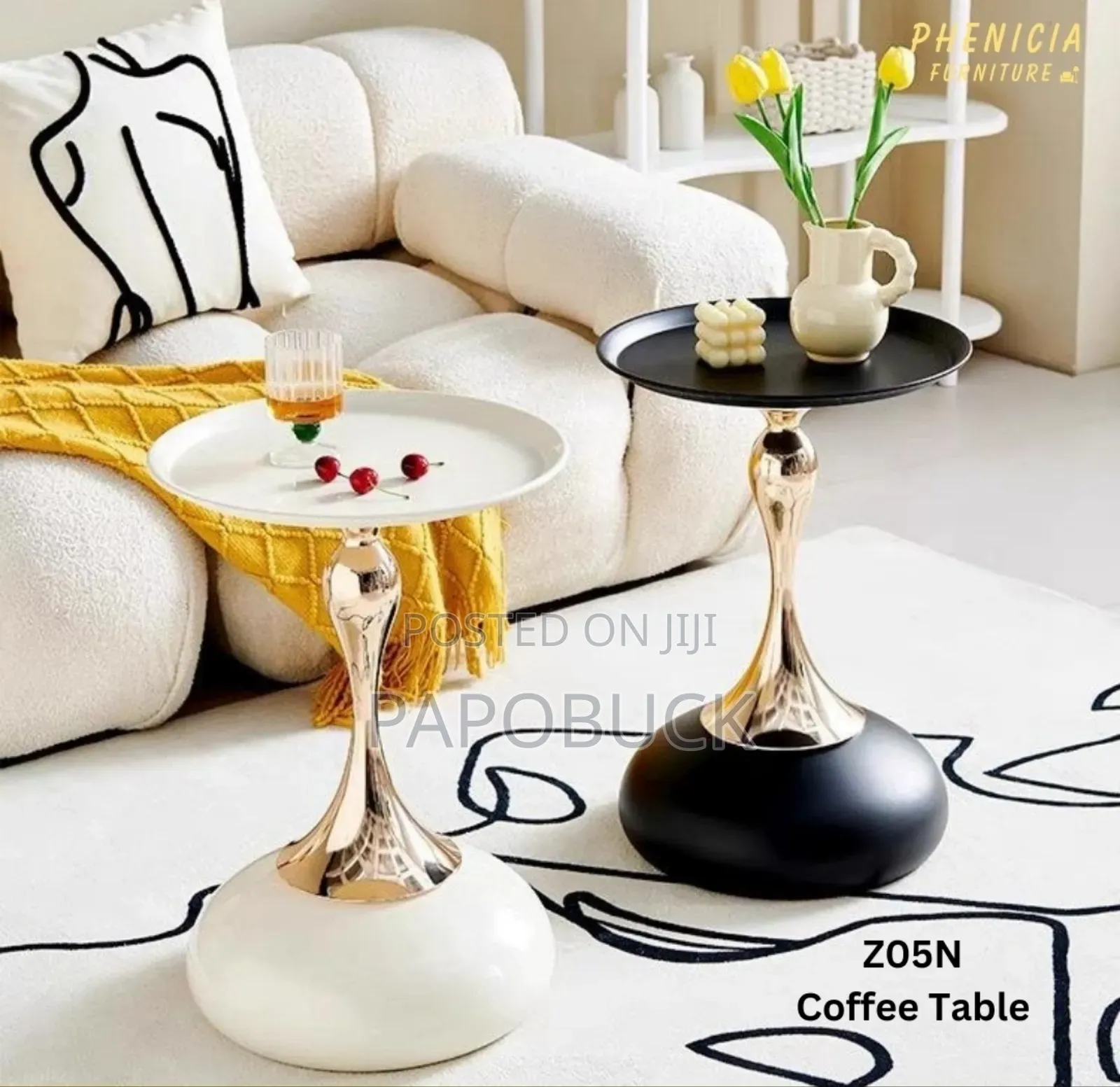 Modern Round End Table