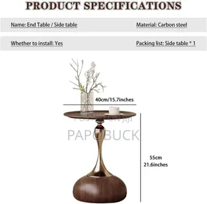Modern Round End Table