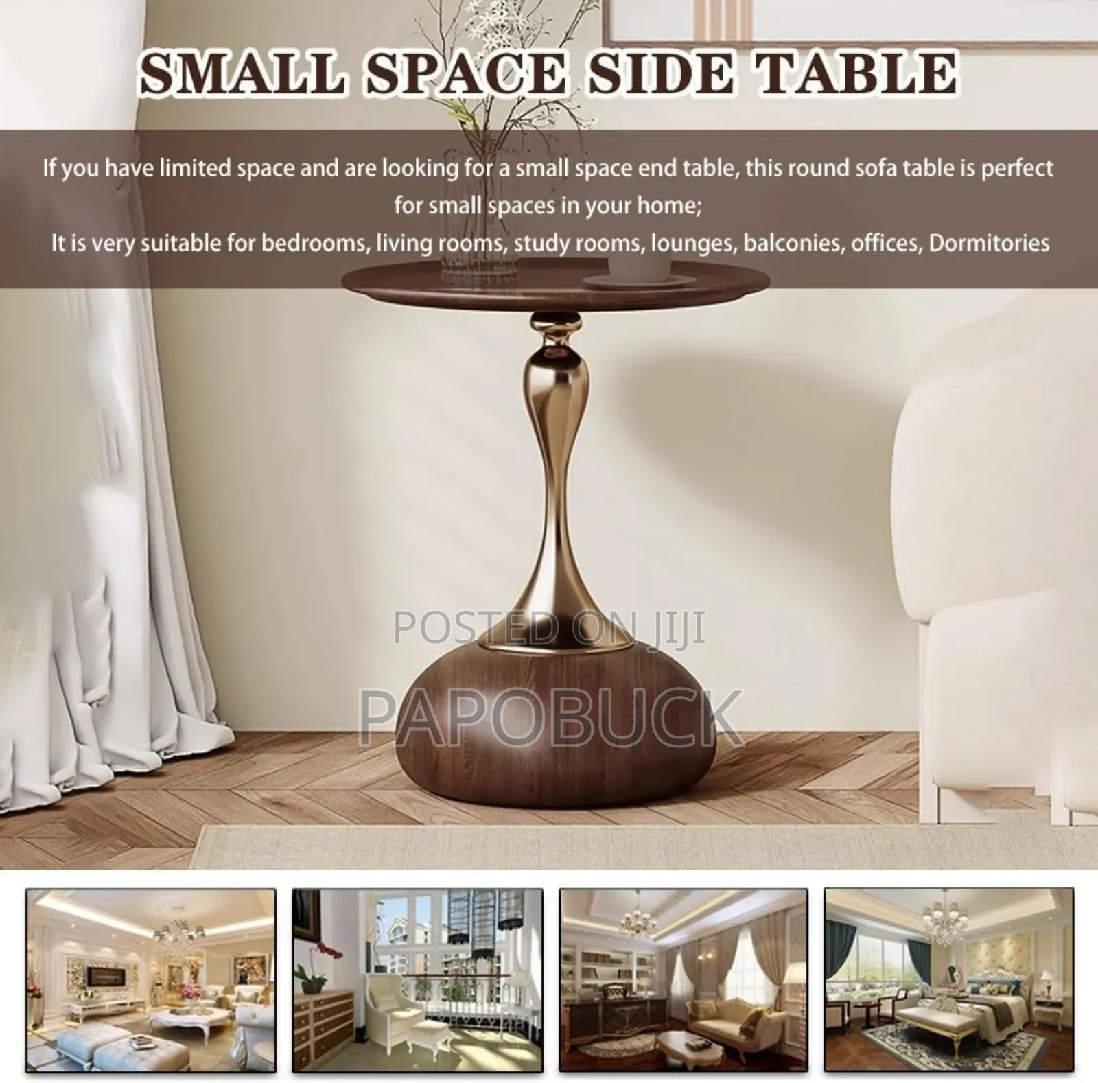Modern Round End Table