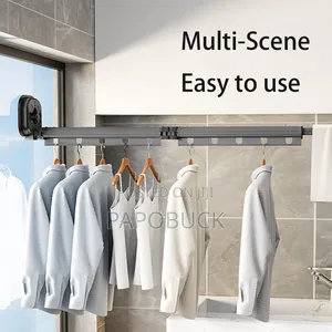 Punch Free Space Saving Clothes Rack