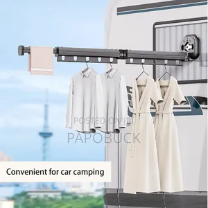 Punch Free Space Saving Clothes Rack