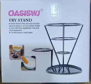 Fry Stand With Dipping Sauce Stand