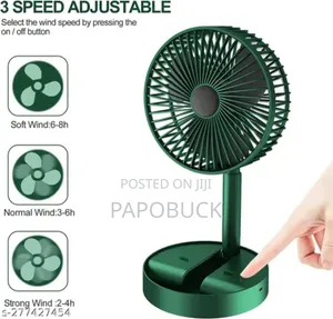 3 Speeds Adjustable Fan