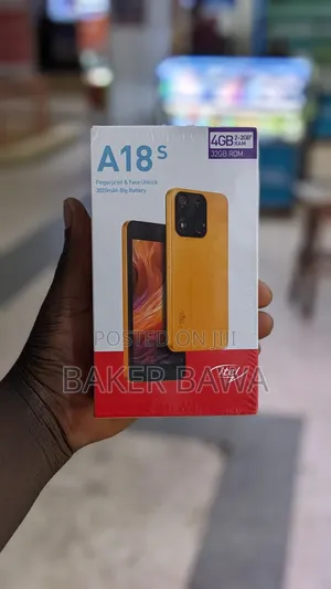 New Itel A18s 32 GB Yellow