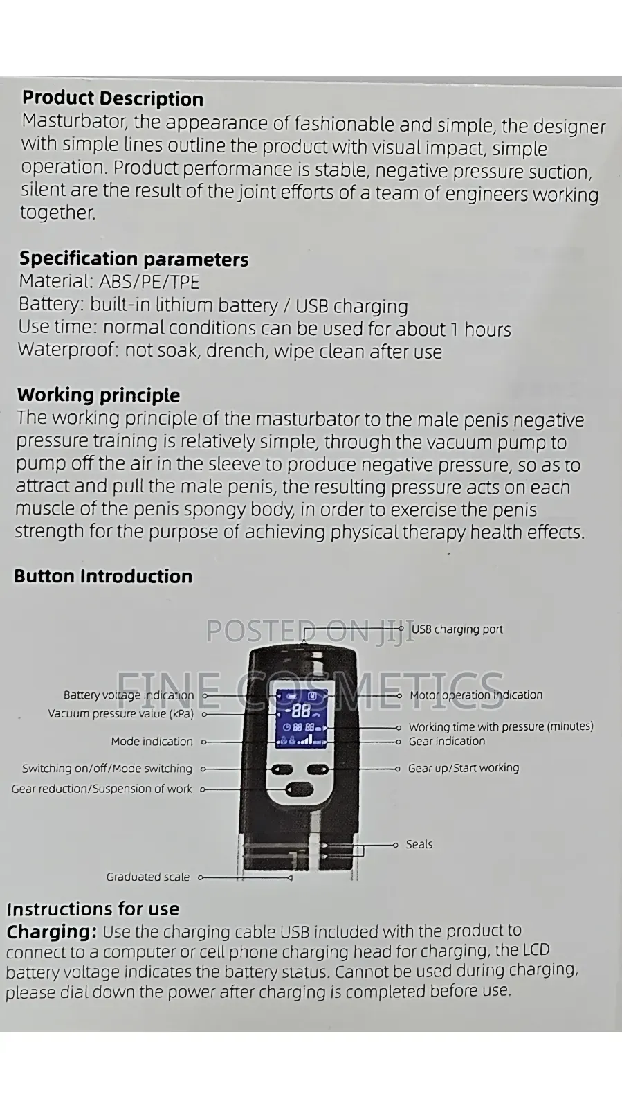 PENIS ENLARGEMENT PUMP | Electric Vacuum Elongation Growth