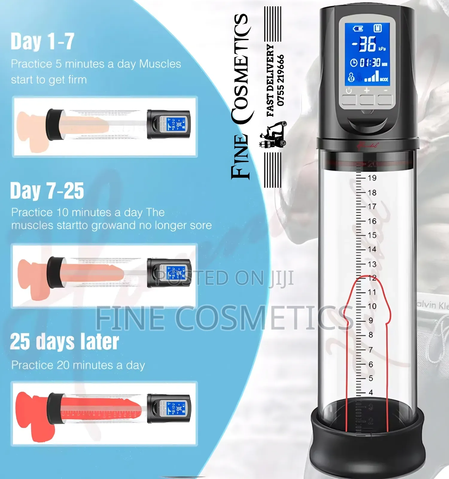 PENIS ENLARGEMENT PUMP | Electric Vacuum Elongation Growth