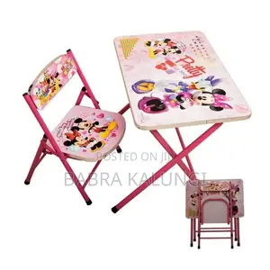 Foldable Characters Kids Table and Chairs Portable