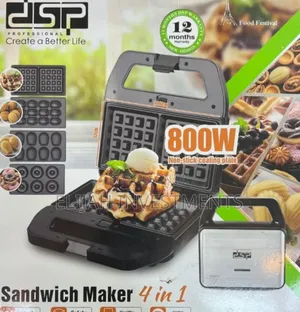 Brand New 4 in 1 800w Sandwich Maker