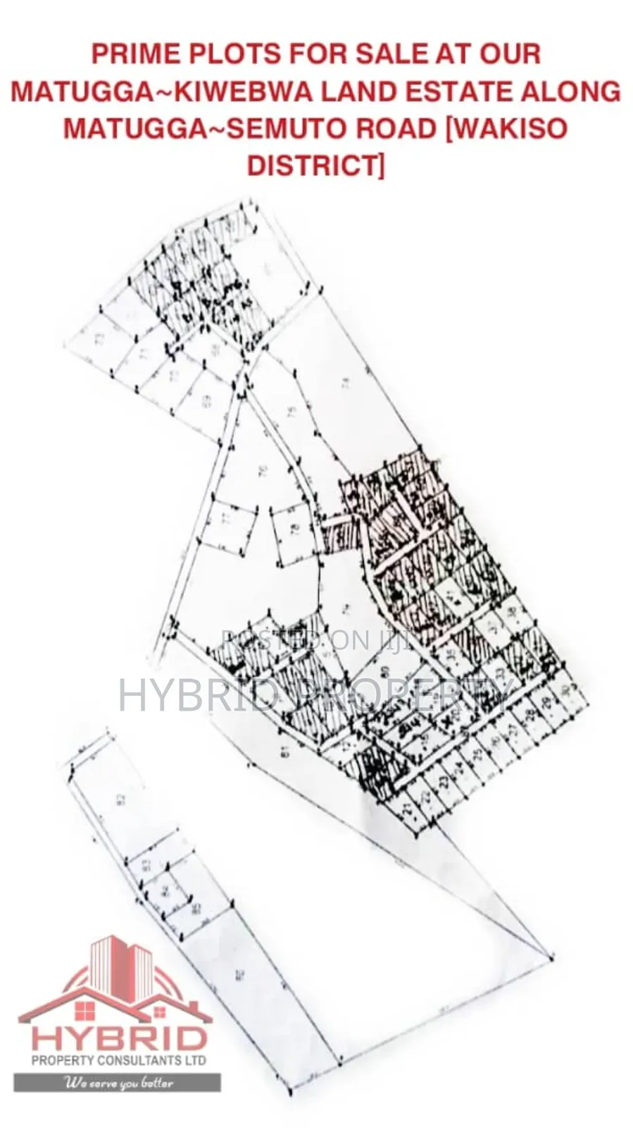 Plots for Sale at Matugga~Kiwebwa Elite Estate~Semuto Road.