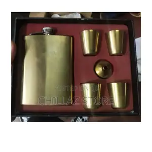 Whiskey Golden Hip Flask.