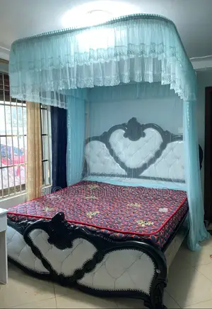 Wall Mount Mosquito Net / Color Blue