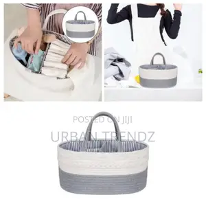 Baby Diaper Large Nursery Organizer Tote Bag Removable