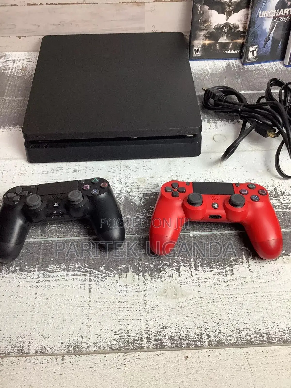 Ps4 Console Slim With 10 Games + 02 Controllers + 500gb HDD