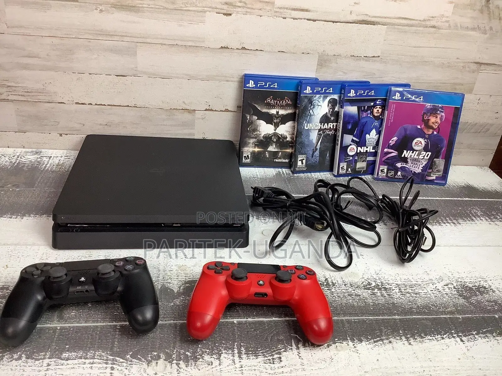 Ps4 Console Slim With 10 Games + 02 Controllers + 500gb HDD