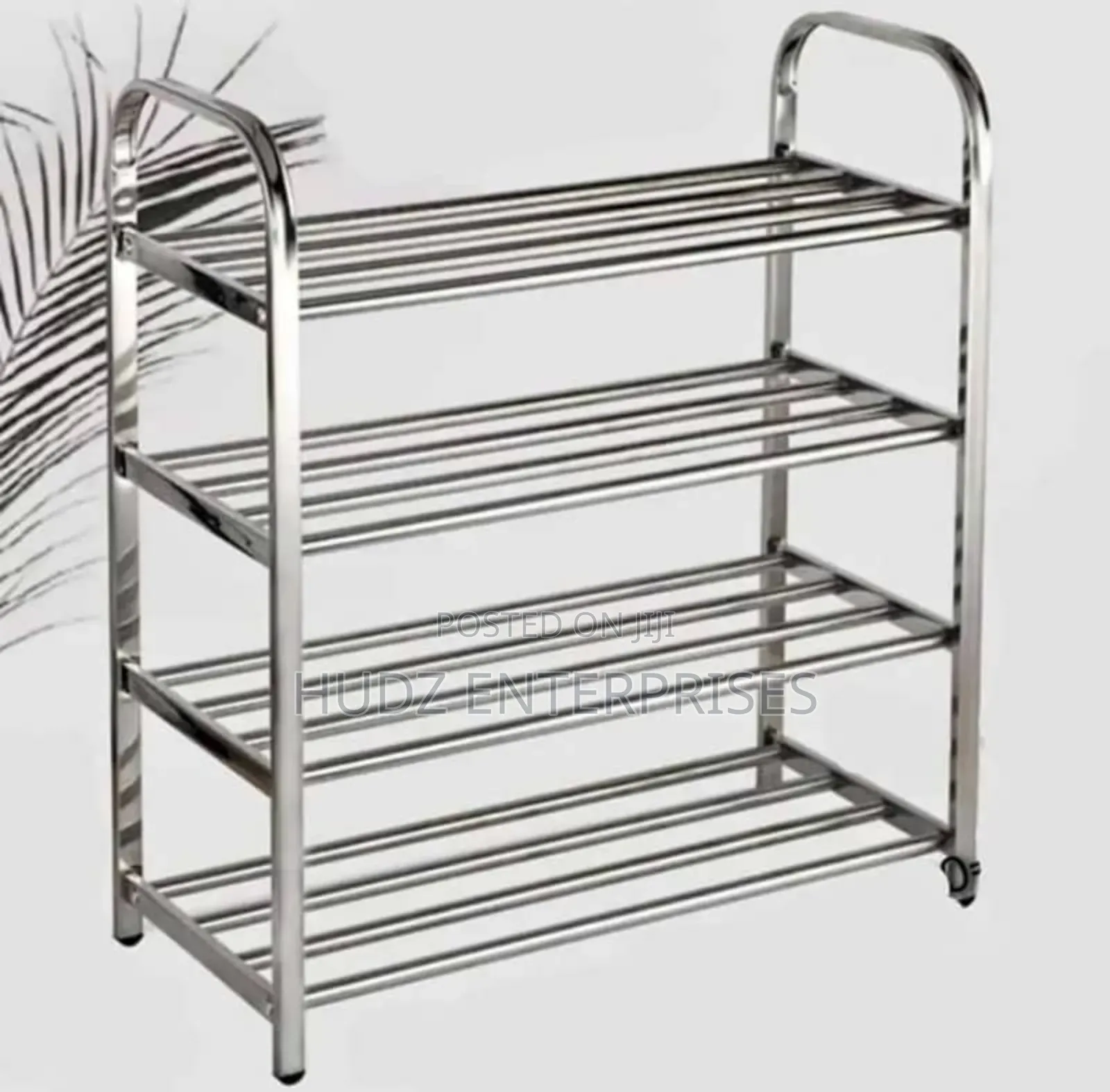 4layers Metallic Shoe Rack