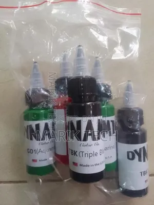 Tatoo Ink Dynamic Triple Black, Triple White 1oz and 8oz
