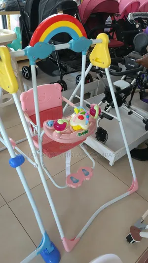, Single Seater Baby Swing With Stand, Multicoloured