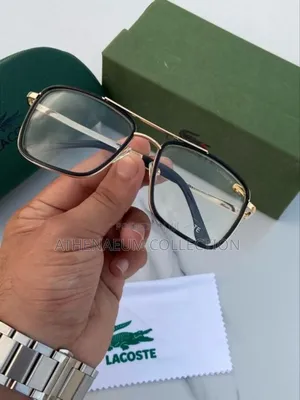 Photo - Lacoste_gold_plano Clear Fashion Glasses