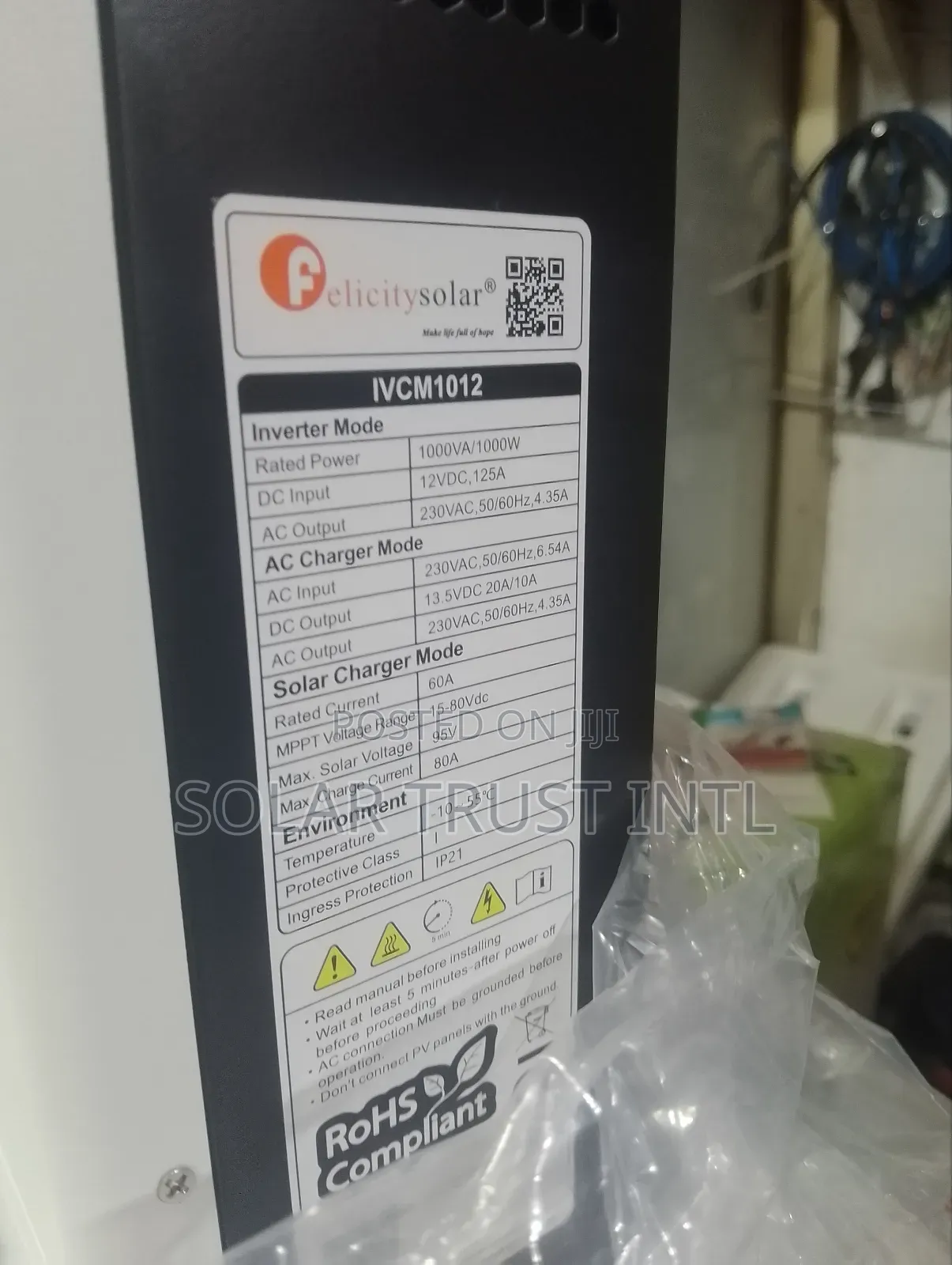 1kva Hybrid Felicity Inverter