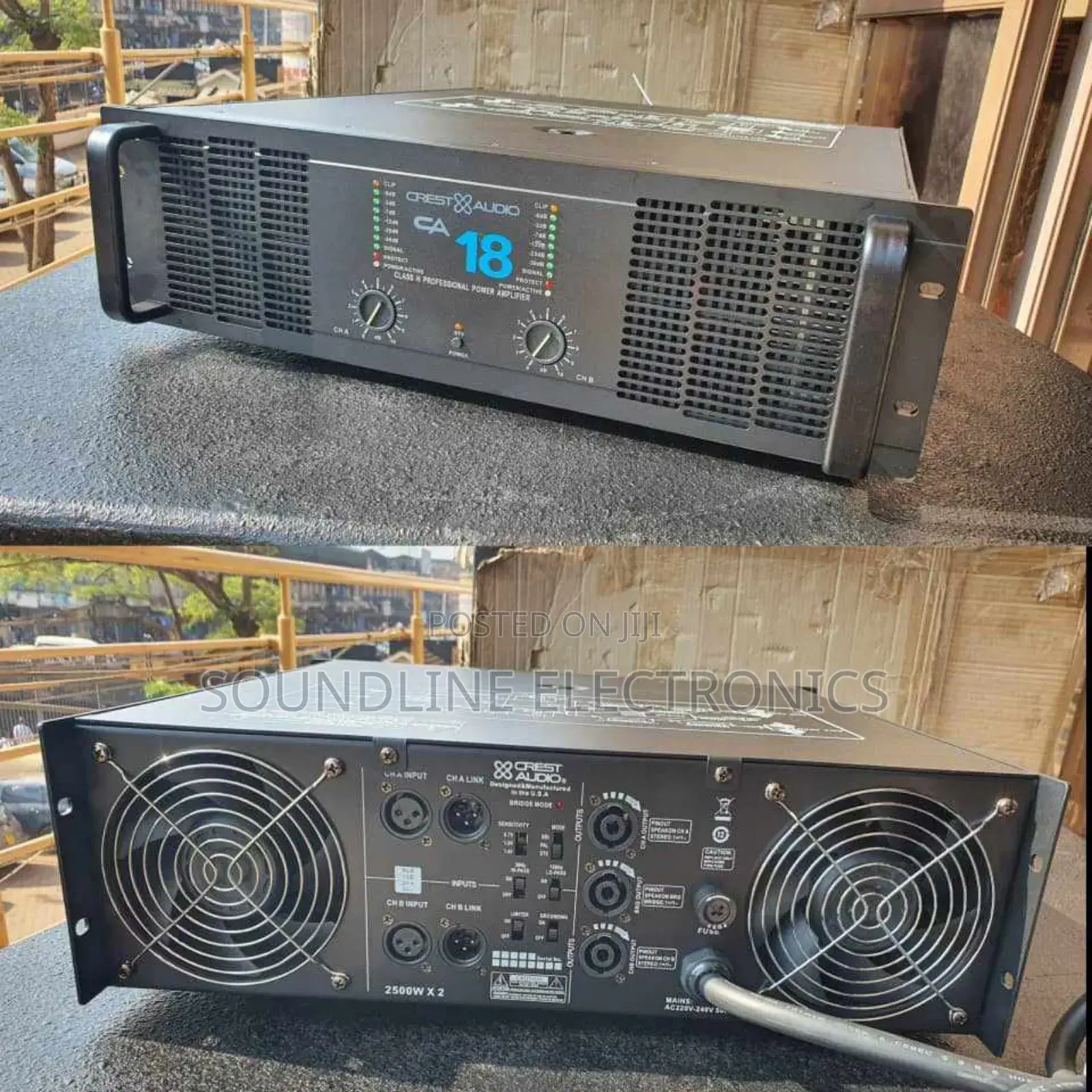 Power Amplifier Crest Audio (Ca18)